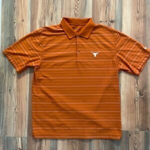 Nike Men’s University of Texas Longhorns Polo Golf Shirt Medium Dry Fit